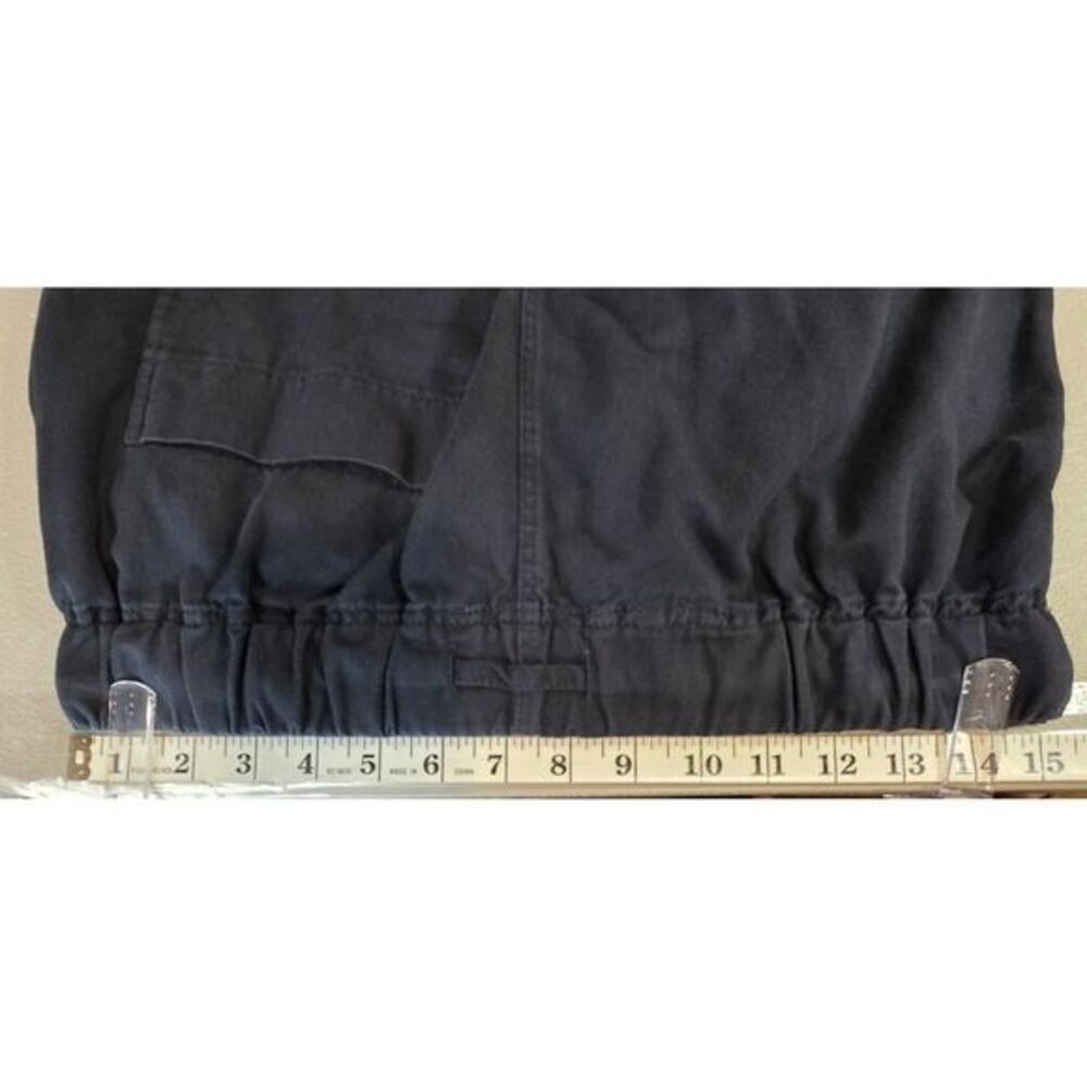COS Mens S Navy Linen Blend Drawstring Elastic Waist Pull On Pants - Picture 6 of 13